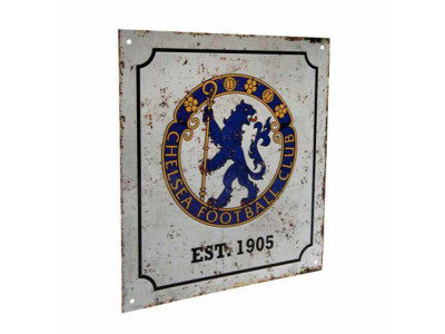 Chelsea FC Retro Logo Sign