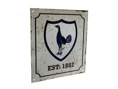 Tottenham Hotspur FC Retro Logo Sign