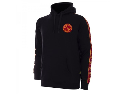 AS Roma Black Taper Hooded Sweater
