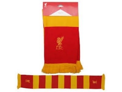 Liverpool Bar Scarf - Red, Gold