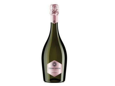 Temelion Brut Rose Russian champagne