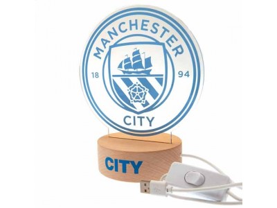 Manchester City FC LED Crest Light