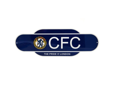 Chelsea FC Colour Retro Sign