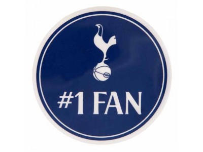 Tottenham Hotspur FC Single Car Sticker No. 1 Fan