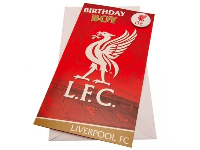 Liverpool FC Birthday Card Boy