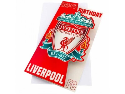 Liverpool FC Crest Birthday Card