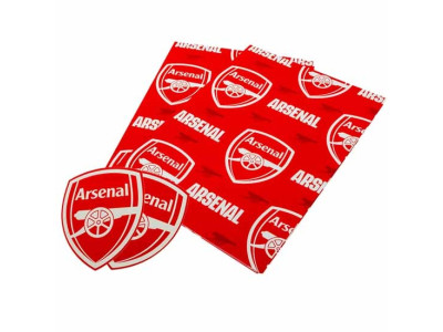 Arsenal FC Text Gift Wrap