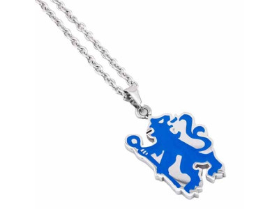 Chelsea FC Colour Lion Pendant & Chain