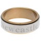 Newcastle United FC Bi Colour Spinner Ring X-Small