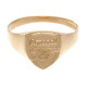 Arsenal Fc 9Ct Gold Crest Ring Medium