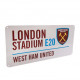 West Ham United FC Street Sign