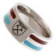 West Ham United FC Colour Stripe Ring Medium