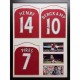Arsenal FC Henry, Bergkamp & Pires Signed Shirt (Trio Framed)