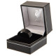 Close-up of Liverpool FC Medium Black IP Ring