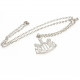 Newcastle United FC Silver Plated Pendant & Chain