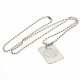 Chelsea FC Silver Plated Dog Tag & Chain