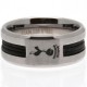 Tottenham Hotspur FC Black Inlay Ring Large