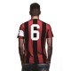 Milan Capitano T-Shirt Black Red 100% cotton