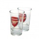 Arsenal Fc 2 Pack Shot Glass Set