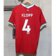 Liverpool home jersey - Klopp 4