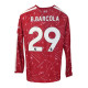 Bradley Barcola - Liverpool home Long-Sleeve shirt