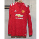 Man Utd Long Sleeve 20/21 home jersey