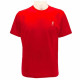 Liverpool FC Embroidered T Shirt Mens Red Small