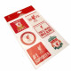 Liverpool FC Car Decal Set Packaging