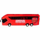 Miniature Arsenal Football Club team bus replica