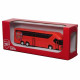 Miniature version of Arsenal FC's team bus in diecast
