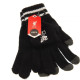 Liverpool FC Touchscreen Knitted Gloves Youths BK - Worn on Hands