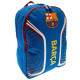 Close-up of FC Barcelona Logo on Backpack