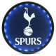 Tottenham Hotspur FC Metal LED Logo Sign - Front View