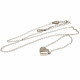 Tottenham Hotspur FC Stainless Steel Heart Necklace - Back View