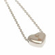 Tottenham Hotspur FC Stainless Steel Heart Necklace - Front View