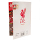 Official Liverpool FC Birthday Card featuring Bonus Stickers