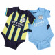 Manchester City FC 24/25 Season Bodysuits for Little Champions
