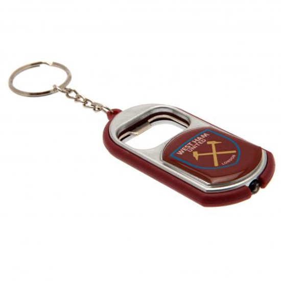 West Ham United FC Key Ring Torch Bottle Opener