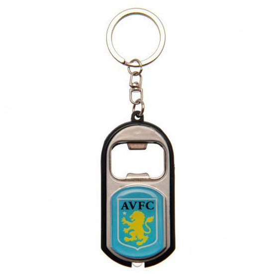 Aston Villa FC Key Ring Torch Bottle Opener