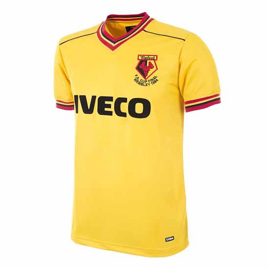 Watford FC 1983 - 84 Retro Football Shirt