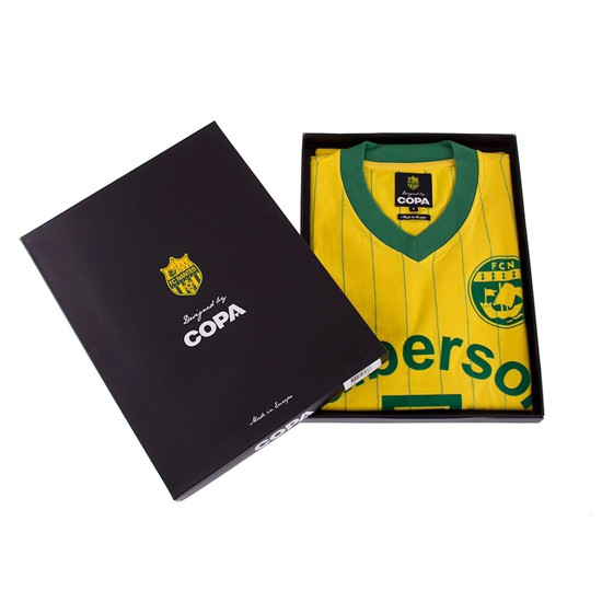 FC Nantes 1982 - 83 Short Sleeve Retro Football Shirt