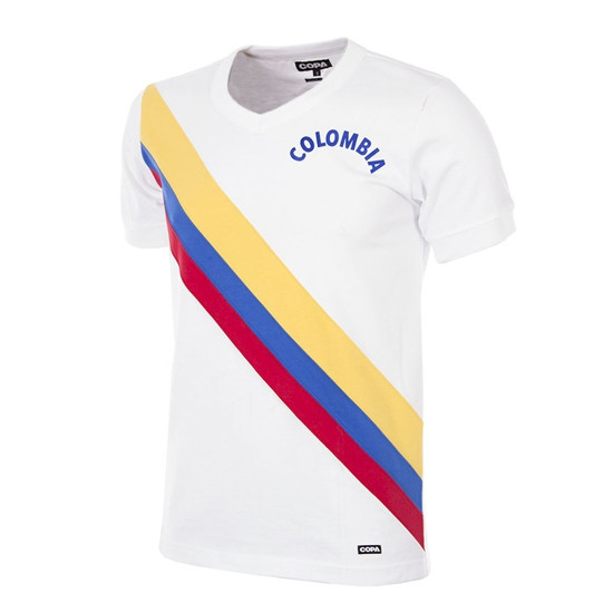 Colombia 1973 Short Sleeve Retro Football Shirt