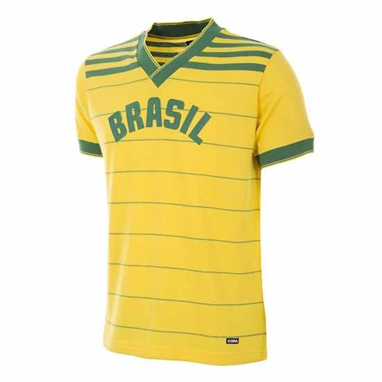 Brazil 1984 Retro Football Shirt  - front