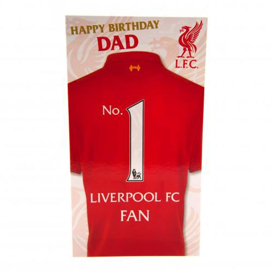 Liverpool FC Birthday Card Dad