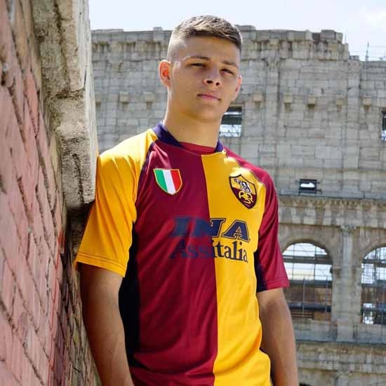 AS Roma 2001 - 02 Retro Football Shirt