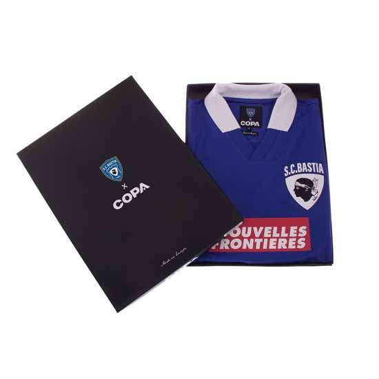 Stylish SC Bastia 1997-98 Vintage Soccer Jersey