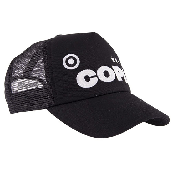 Copa Campioni Black Trucker Cap