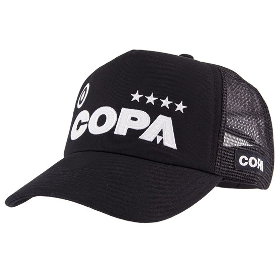 Copa Campioni Black Trucker Cap