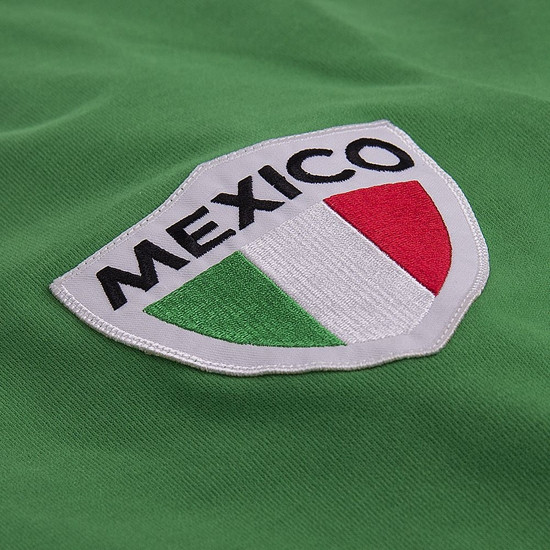 Mexico Pelé 1980's Retro Football Shirt - Front View