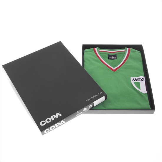 Mexico Pelé 1980's Retro Football Shirt - Front View